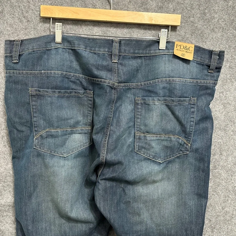NEW PD&C Jeans Mens 46x32 Blue Milano Straight‎ Leg Denim Pants New